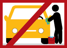 Vehicle washing illustration