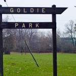 Goldie Park sign