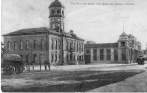 City Hall in 1911, featuring the tower that is no longer there.