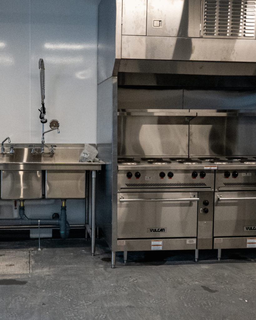 Kitchen facilities at Stepping Stone