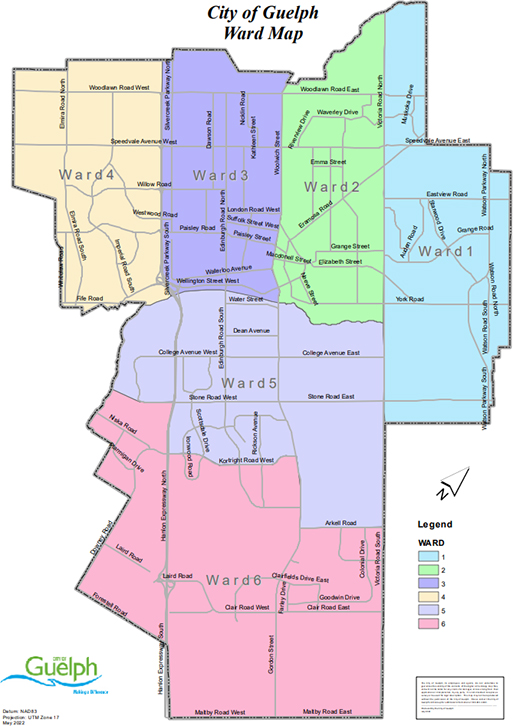 2022 ward boundaries map