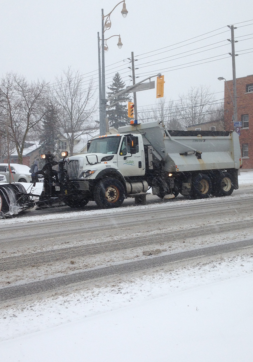 Snow removal City of Guelph