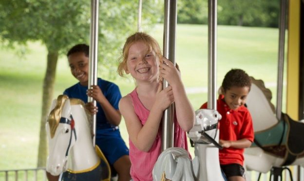 Riverside Park carousel and miniature train