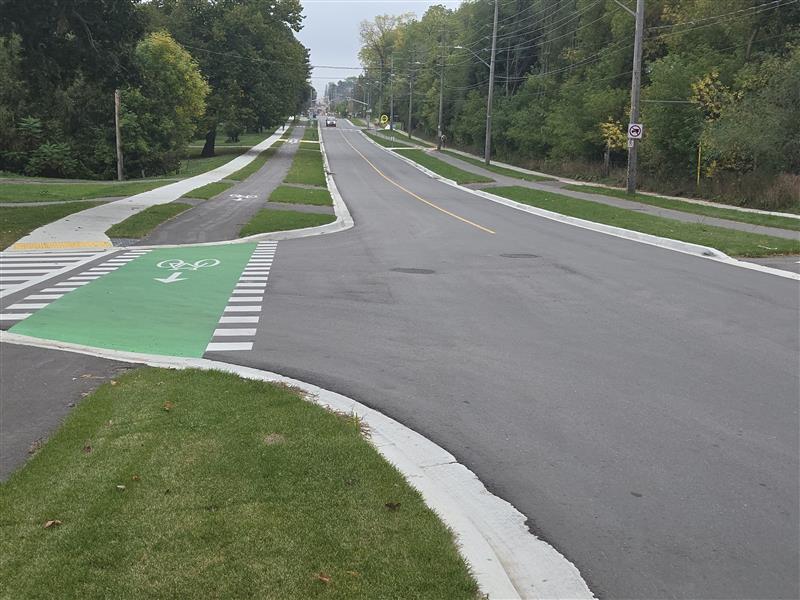 An example cycle track.