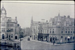 View of St. George’s Square, ca. 1880 (courtesy of the Guelph Civic Museum 2009.32.4541)