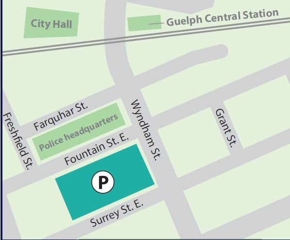 Fountain Street location map