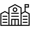 icon of university and student housing