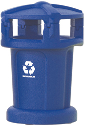 Blue Public Space Container