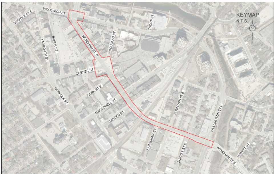 construction area map