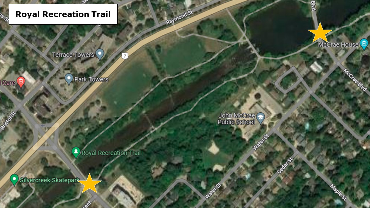 Royal Recreational Trail map