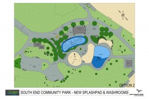 South End Community Park - Site Plan Option 2