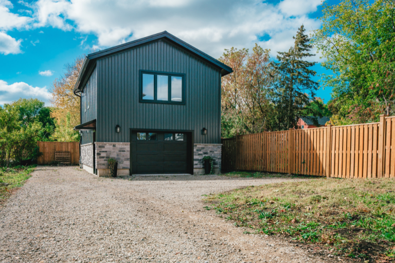 Detached ADU in a Guelph backyard