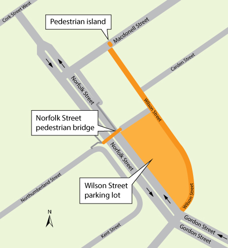 Wilson Street Parkade Map
