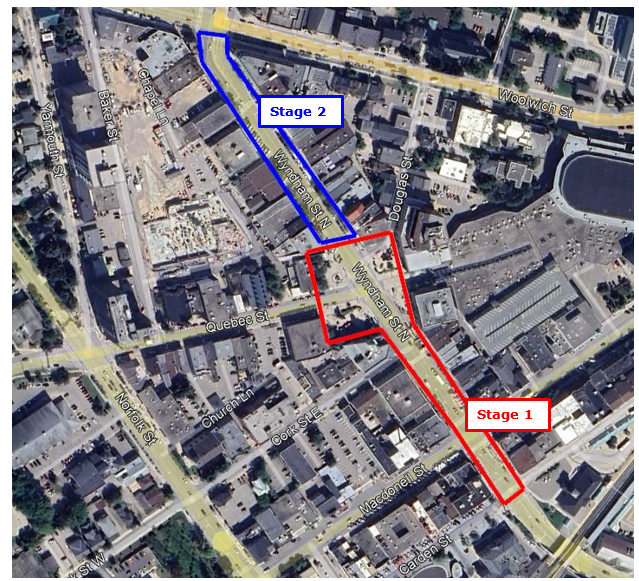 Construction notice: Wyndham Street North temporary sidewalk closure ...