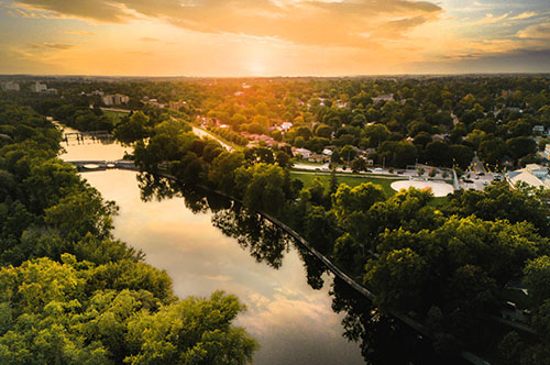 Aerial photo of Guelph