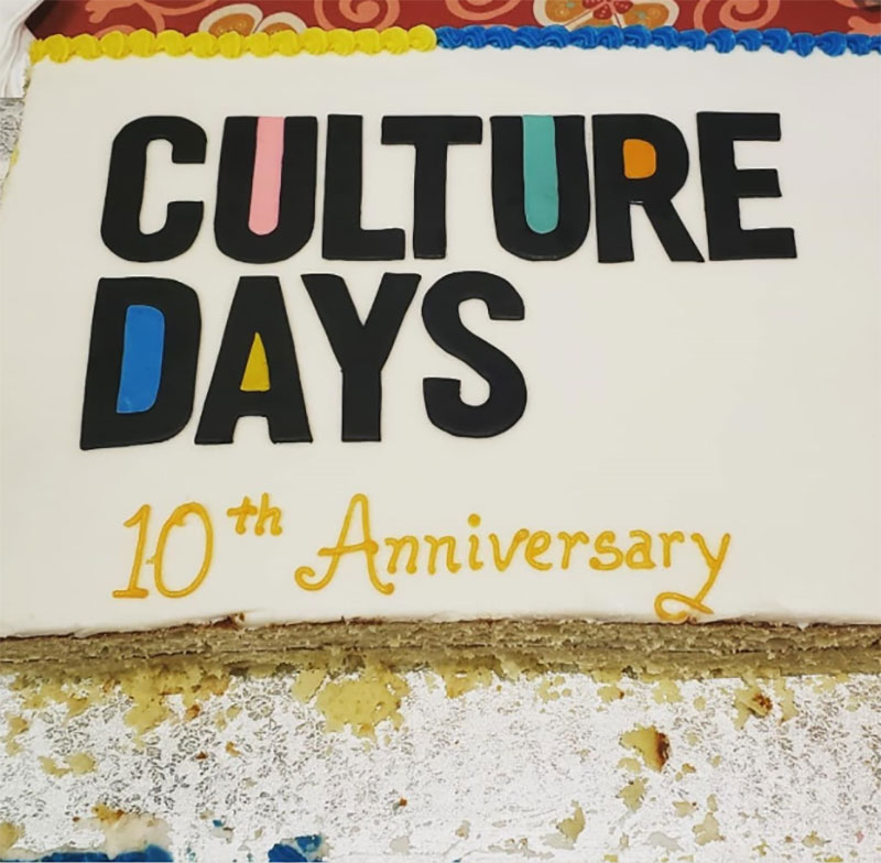 Culture Days 10th Anniversary cake