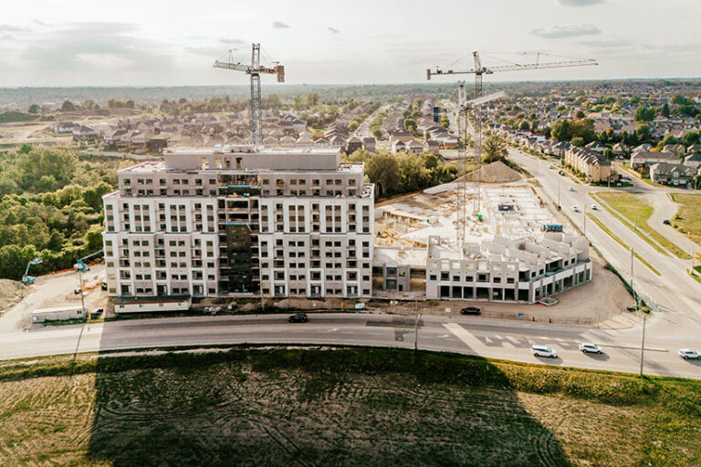 apartment building being built