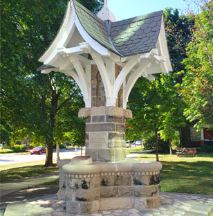 IODE Memorial Fountain After