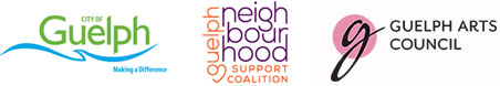 Sponsored by the City of Guelph, Guelph Neighbourhood Support Coalition and Guelph Arts Council.