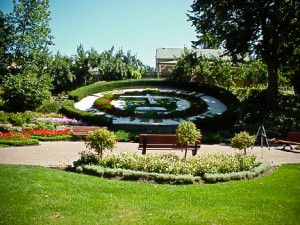 Riverside Park floral clock