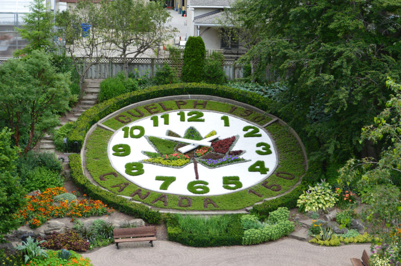 Floral Clock in Riverside Park