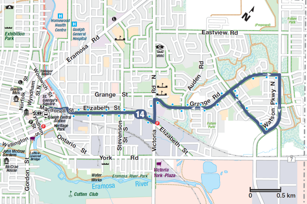 route 14 map