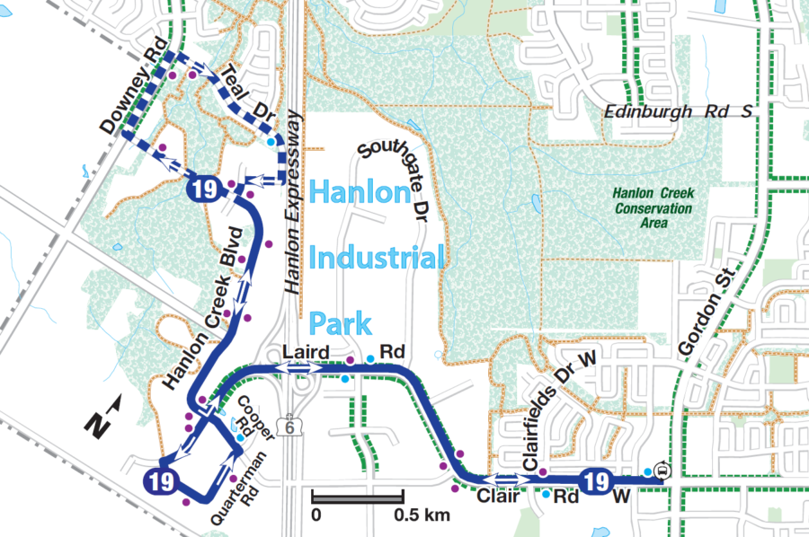 Route 19 map