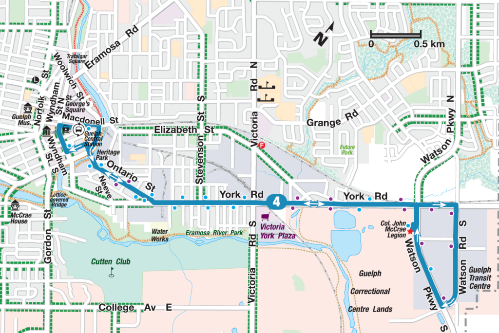 Route 4 map