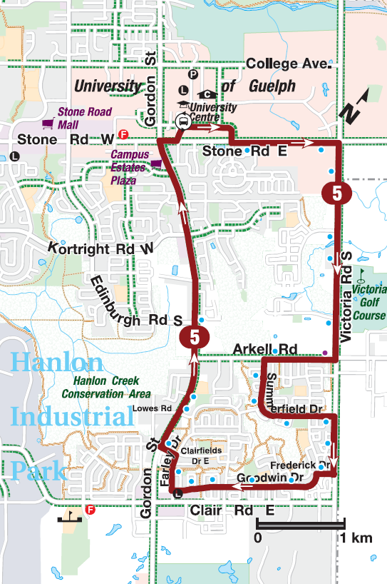 route 5 map