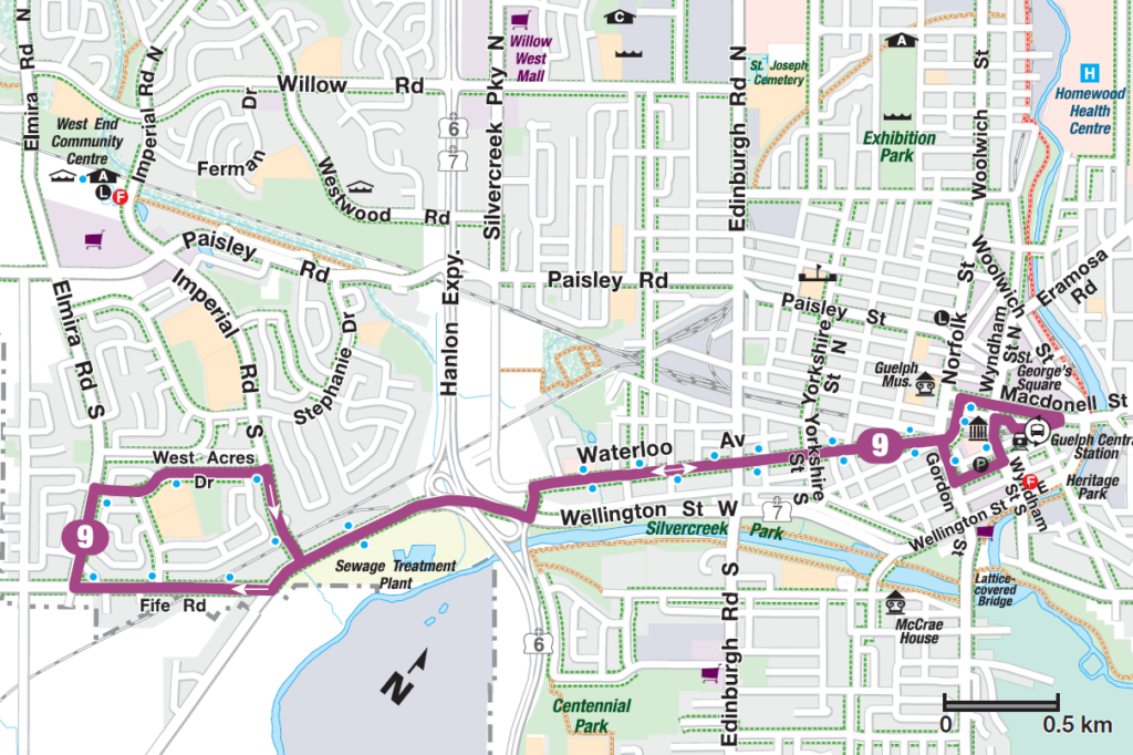 route 9 map