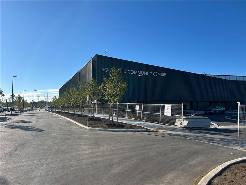 South End Community Centre under construction in Guelph.