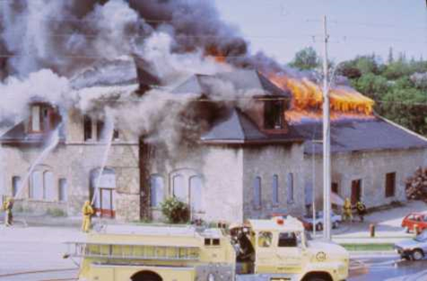 Speed Skating Rink on fire