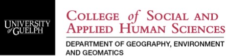 University of Guelph College of Social and Applied Human Sciences - Department of Geography, Environment and Geomatics logo